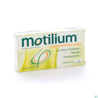 Motilium supp ad   6x60mg enregistrement suspendu
