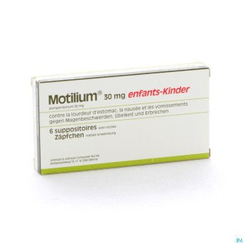 Motilium supp inf  6 x 30 mg