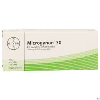 Microgynon 30 drag  3 x 21