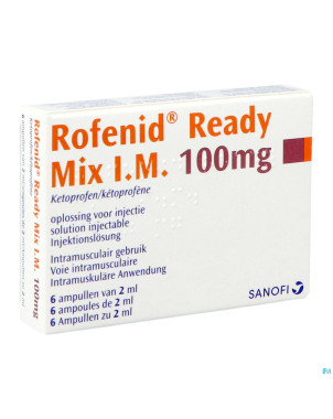 Rofenid ready mix amp 6 x 100mg/2ml