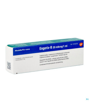 Engerix b 20 ser im 1 ml