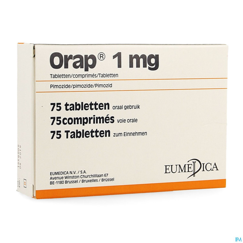 Orap comp  75 x 1 mg