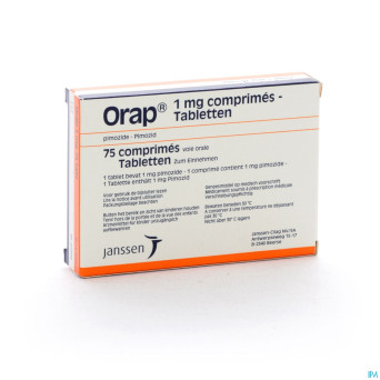 Orap comp  75 x 1 mg