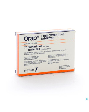 Orap comp  75 x 1 mg