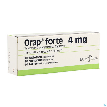 Orap forte comp  20 x 4 mg