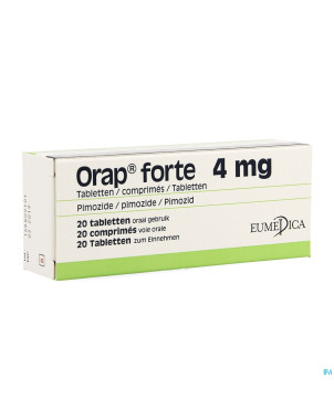 Orap forte comp  20 x 4 mg