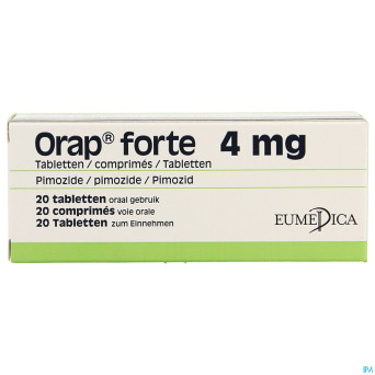 Orap forte comp  20 x 4 mg