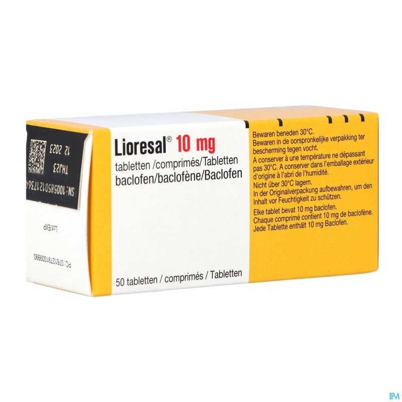 Lioresal comp  50 x 10mg