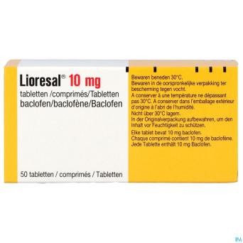 Lioresal comp  50 x 10mg