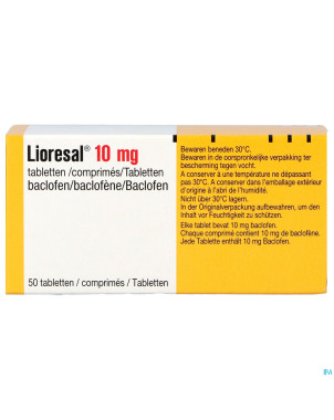 Lioresal comp  50 x 10mg