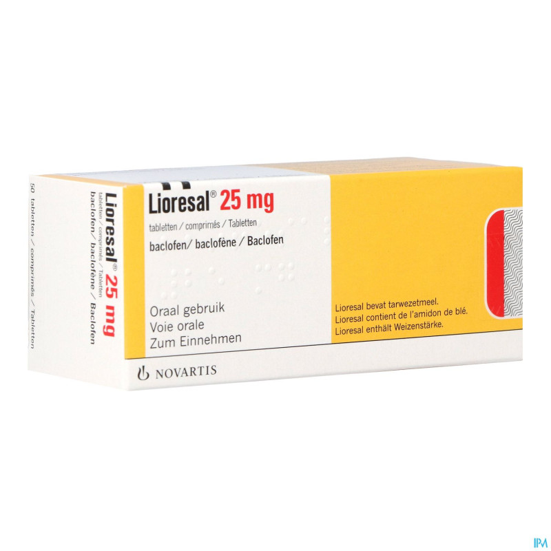 Lioresal comp  50 x 25mg