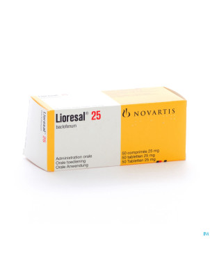 Lioresal comp  50 x 25mg