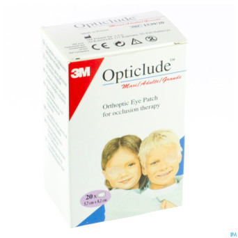 Opticlude 3m cp oculaire stand  82mmx57mm  20 1539