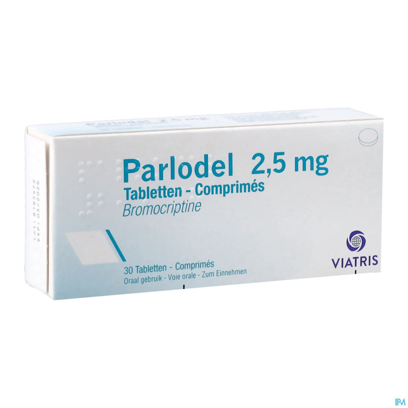 Parlodel comp   30 x  2,5 mg