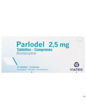 Parlodel comp   30 x  2,5 mg
