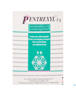 Pentrexyl amp inj 1 x 2 g