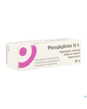 Phenylephrine collyre 10ml 15%