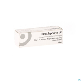 Phenylephrine collyre 10ml 15%
