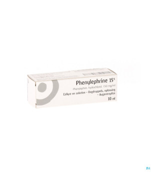 Phenylephrine collyre 10ml 15%