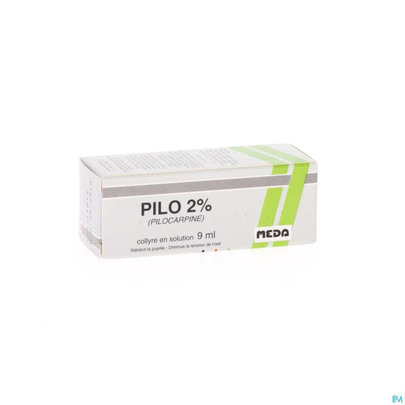 Meda pharma pilo 2 gutt opht 9 ml 2%