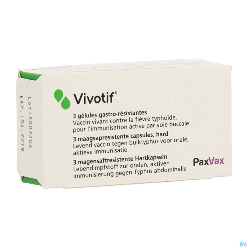 Vivotif vaccin caps. 3