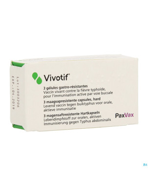 Vivotif vaccin caps. 3