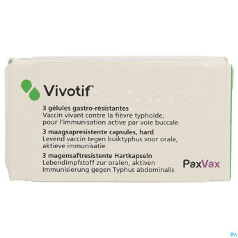 Vivotif vaccin caps. 3