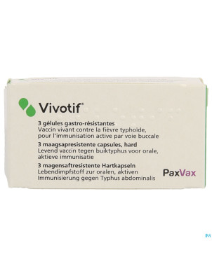 Vivotif vaccin caps. 3