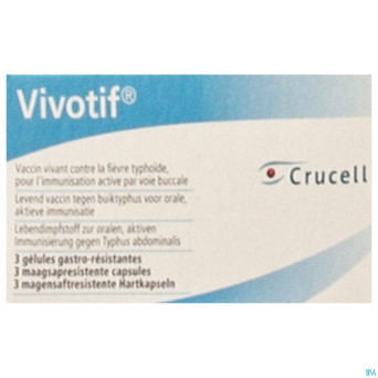 Vivotif vaccin caps. 3