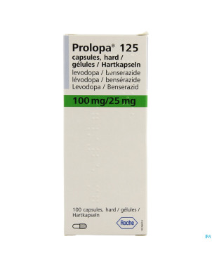 Prolopa 125 caps  100 x 100mg/25mg