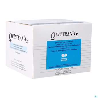 Questran pulv or sach 50 x 4 g
