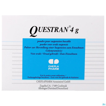 Questran pulv or sach 50 x 4 g