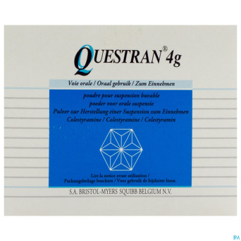 Questran pulv or sach 50 x 4 g