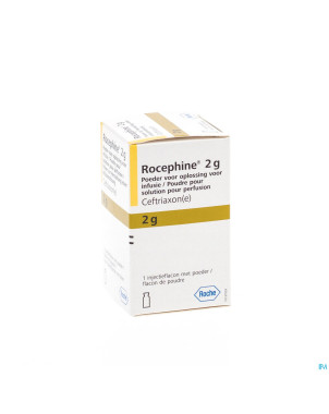 Rocephine amp pr perf 1 x 2 g