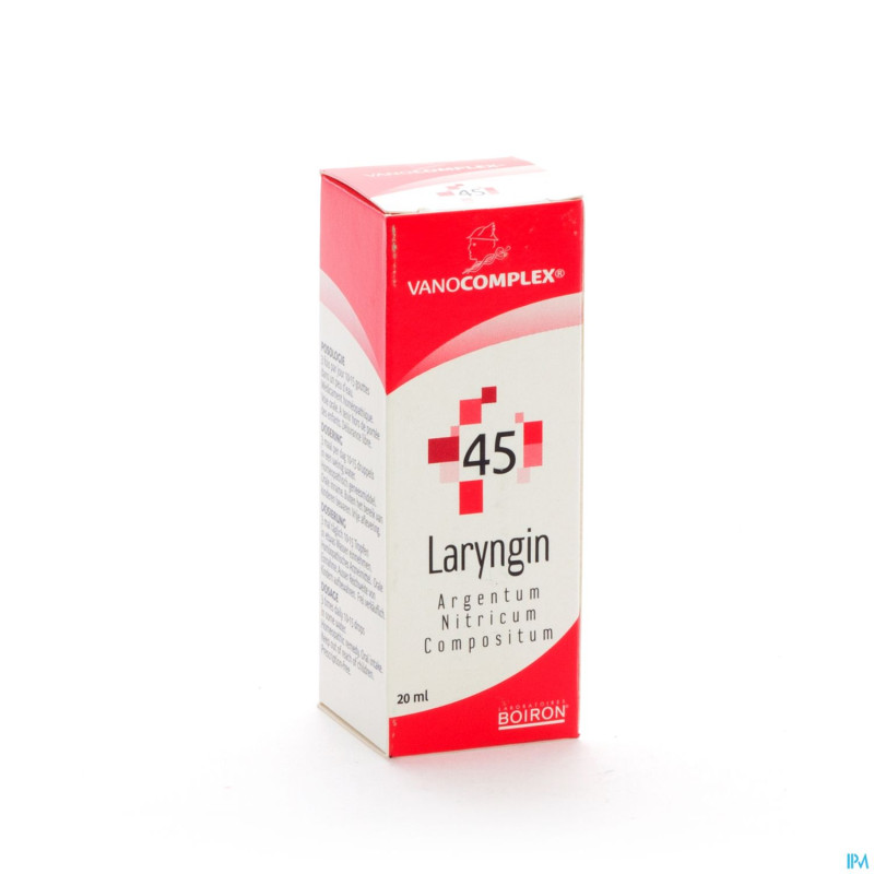 Vanocomplex n45 laryngin    gutt 20ml unda
