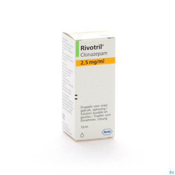 Rivotril 2,5 mg/ml gutt 10ml