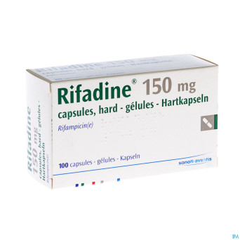 Rifadine caps  100 x 150 mg