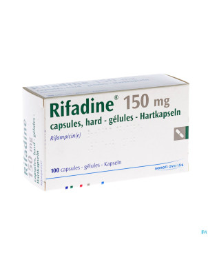 Rifadine caps  100 x 150 mg