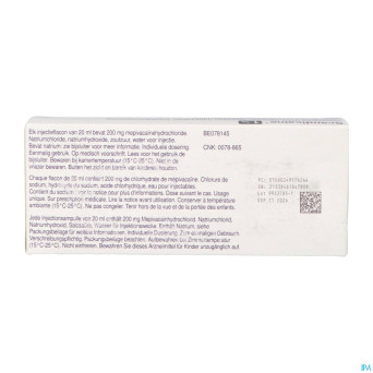 Scandicaine sol. inj. 5 x 20 ml 1 %