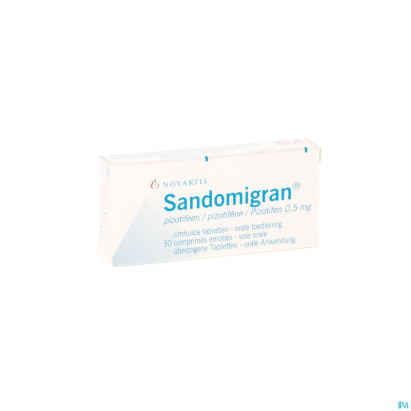 Sandomigran drag  30 x 0,5 mg