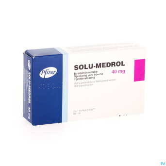 Solu-medrol sab act-o-vial 3 x 40mg/1ml