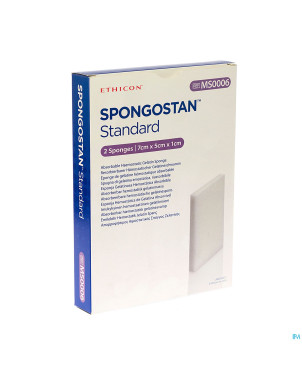Spongostan standard    70x50x10mm  2 ms0006