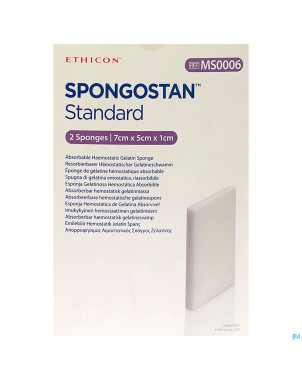 Spongostan standard    70x50x10mm  2 ms0006