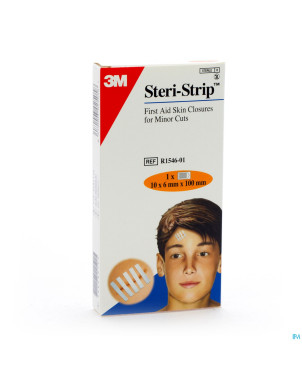 Steri-strip 3m steril    6,0mmx100mm 1x10 1546p-1