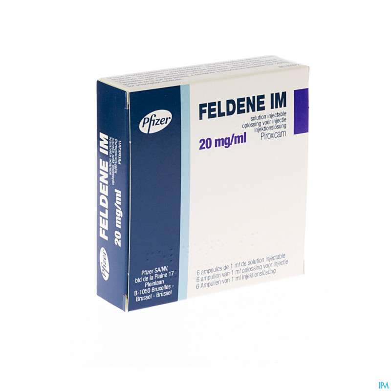 Feldene amp sol im 6 x 20 mg/1 ml