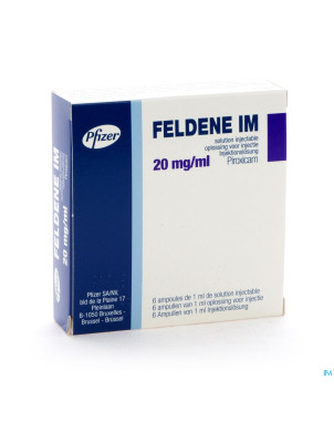 Feldene amp sol im 6 x 20 mg/1 ml