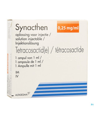 Synacthen amp 1 x 0,25mg/1 ml