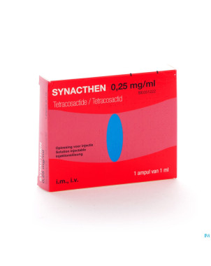 Synacthen amp 1 x 0,25mg/1 ml