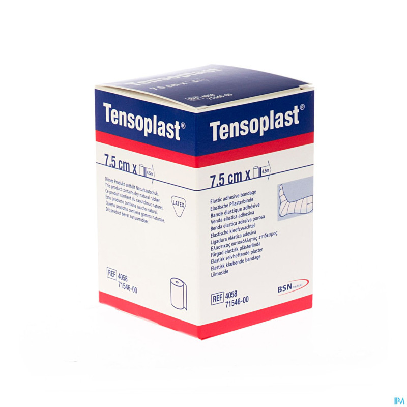 Tensoplast band. 7,5cmx2,75m 7154600