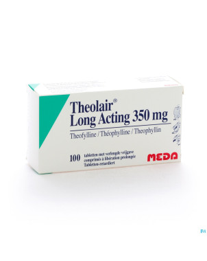 Theolair l a  350 comp 100 x 350 mg
